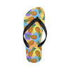 Pineapple Pattern Print Design PP09 Flip Flops-JorJune