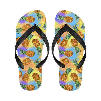 Pineapple Pattern Print Design PP09 Flip Flops-JorJune