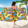 Pineapple Pattern Print Design PP09 Sarong Pareo Wrap-JORJUNE.COM