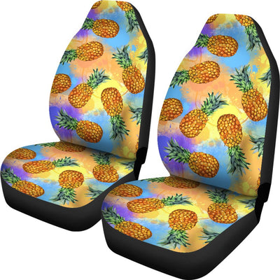 Pineapple Pattern Print Design PP09 Universal Fit Car Seat Covers-JorJune