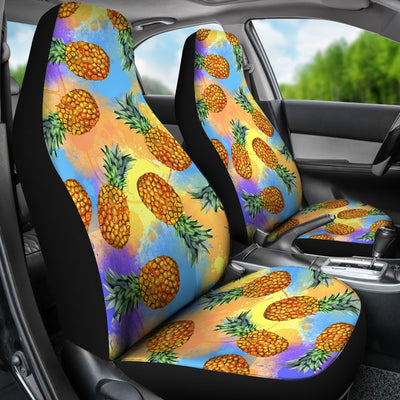 Pineapple Pattern Print Design PP09 Universal Fit Car Seat Covers-JorJune