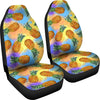 Pineapple Pattern Print Design PP09 Universal Fit Car Seat Covers-JorJune