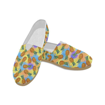 Pineapple Pattern Print Design PP09 Women Casual Shoes-JorJune.com