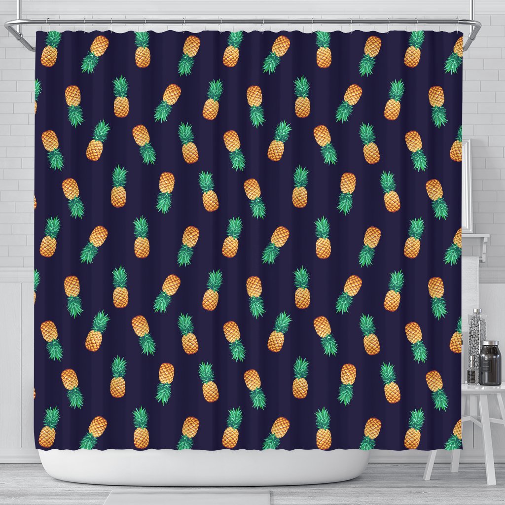 Pineapple Pattern Shower Curtain