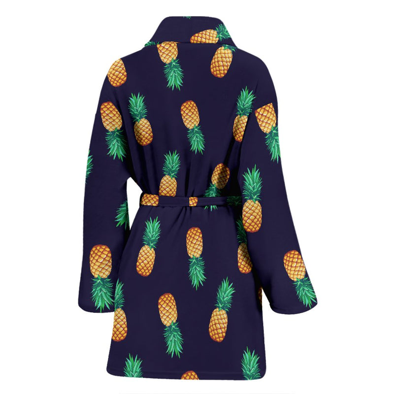 Pineapple Pattern Women Bath Robe