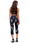 Pineapple Pattern Women Capris