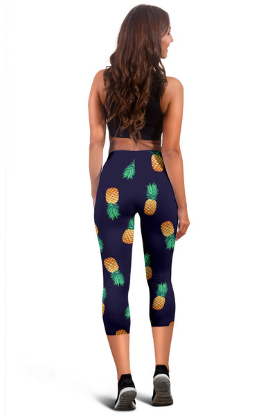 Pineapple Pattern Women Capris