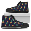 Pineapple Pattern Women High Top Shoes