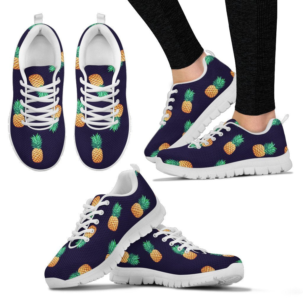 Pineapple Pattern Women Sneakers