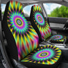 Pineapple Rainbow Dot Print Universal Fit Car Seat Covers