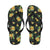 Pineapple Tropical Flower Print Pattern Flip Flops-JorJune