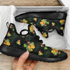 Pineapple Tropical Flower Print Pattern Mesh Knit Sneakers Shoes