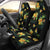 Pineapple Tropical Flower Print Pattern Universal Fit Car Seat Covers-JorJune