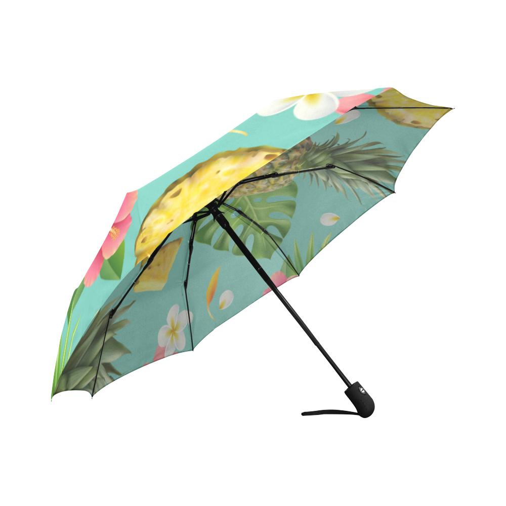 Pineapple Tropical Fresh Automatic Foldable Umbrella
