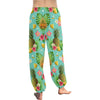 Hibiscus Pineapple Hawaiian Tropical Harem Pants