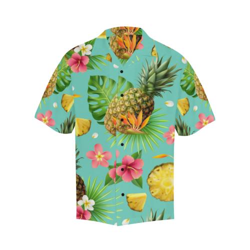Pineapple Tropical Fresh Men Hawaiian Shirt