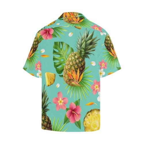 Pineapple Tropical Fresh Men Hawaiian Shirt