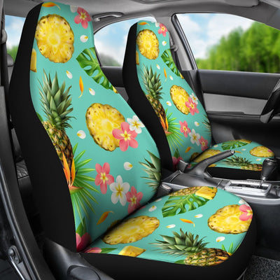 Hibiscus Pineapple Hawaiian Tropical Universal Fit Car Seat Covers