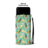 Hibiscus Pineapple Hawaiian Tropical Wallet Phone Case