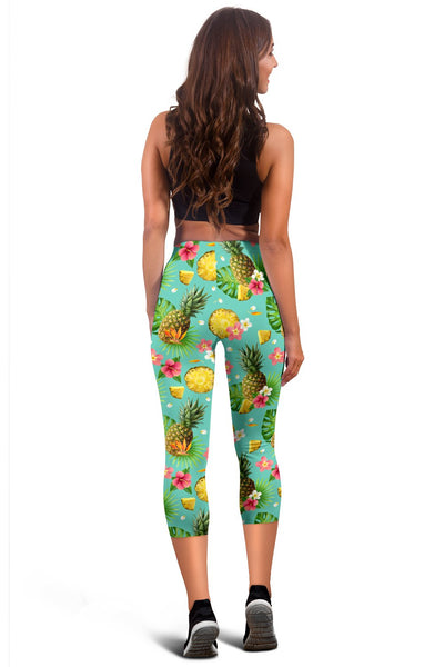 Pineapple Tropical Fresh Women Capris