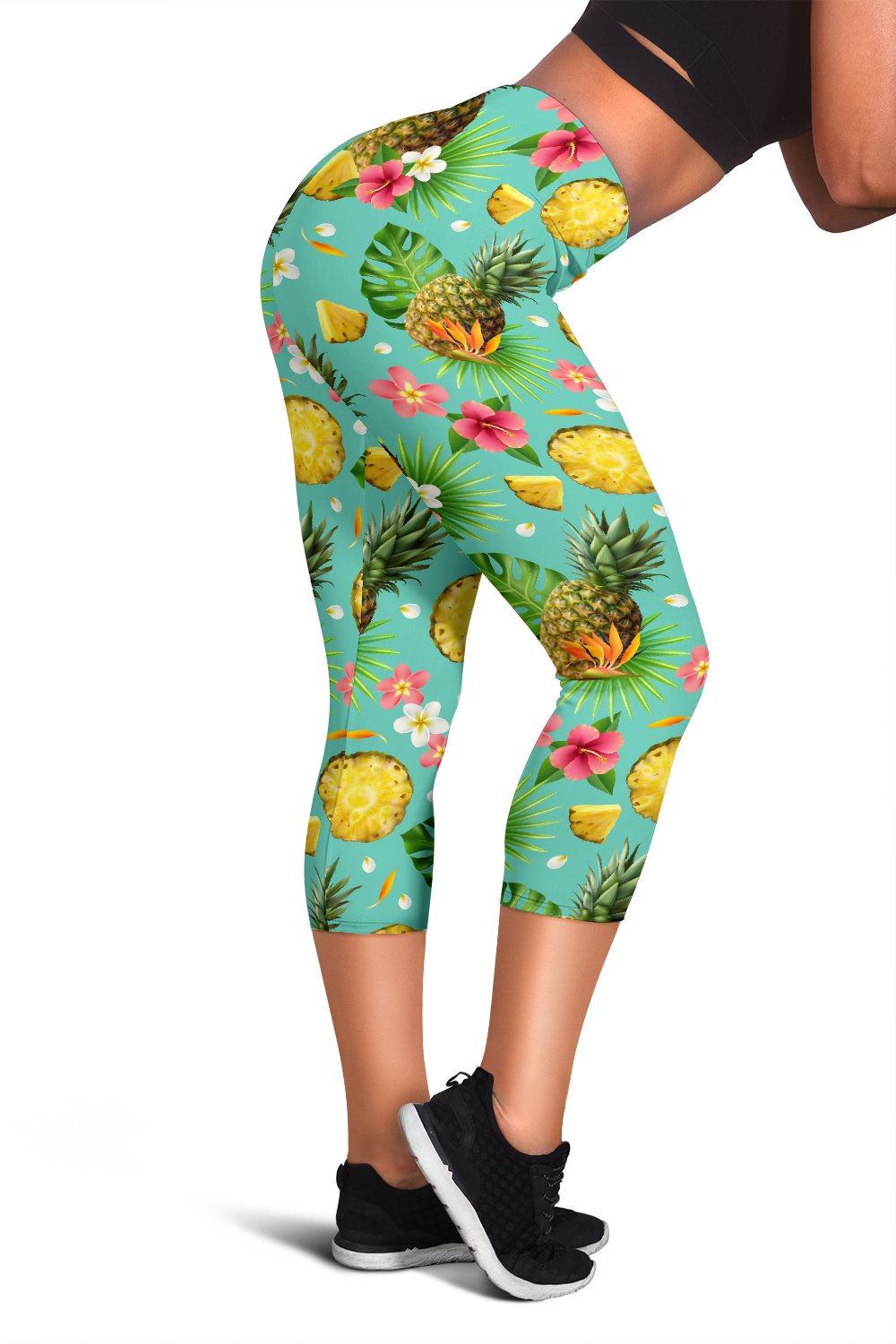 Pineapple Tropical Fresh Women Capris