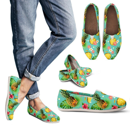 Pineapple Tropical Fresh Women Casual Shoes-JorJune.com