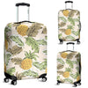 Pineapple Vintage Tropical leaves Luggage Protective Cover