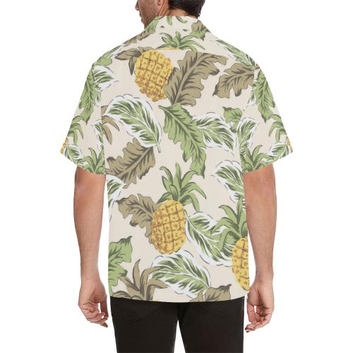 Pineapple Vintage Tropical Men Hawaiian Shirt