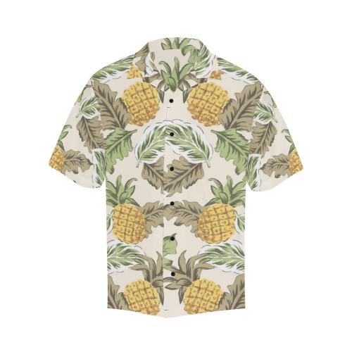 Pineapple Vintage Tropical Men Hawaiian Shirt