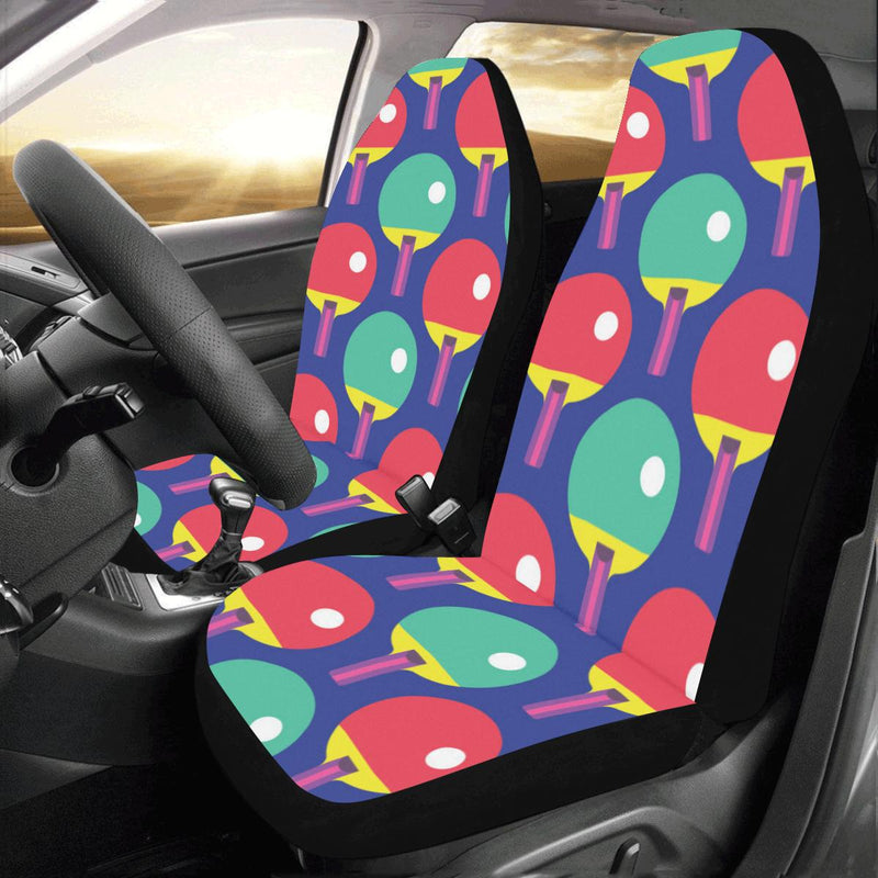 Ping Pong Pattern Print Design A03 Car Seat Covers (Set of 2)-JORJUNE.COM