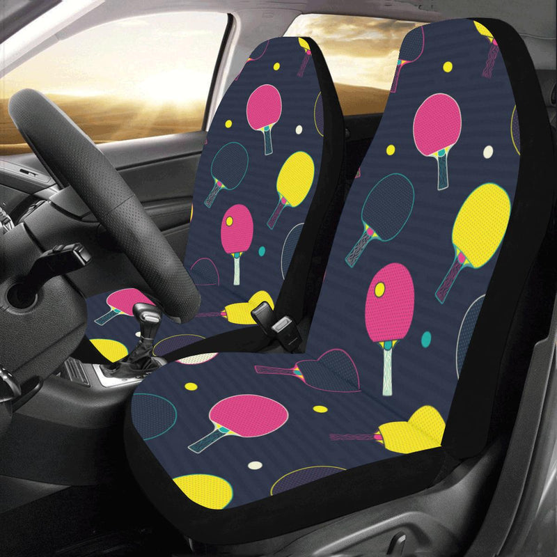 Ping Pong Pattern Print Design A04 Car Seat Covers (Set of 2)-JORJUNE.COM