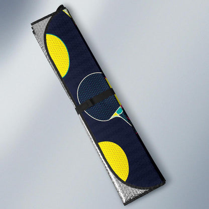 Ping Pong Pattern Print Design A04 Car Sun Shades-JORJUNE.COM