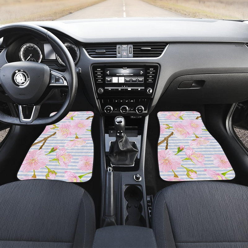 Pink Cherry Blossom Sakura Car Floor Mats