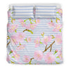 Pink Cherry Blossom Sakura Duvet Cover Bedding Set