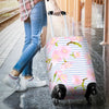 Pink Cherry Blossom Sakura Luggage Cover Protector