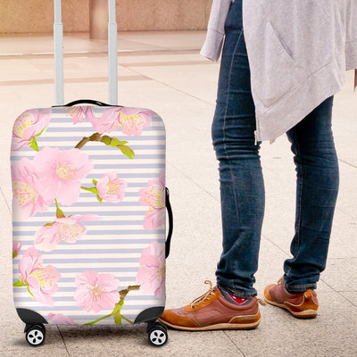 Pink Cherry Blossom Sakura Luggage Cover Protector