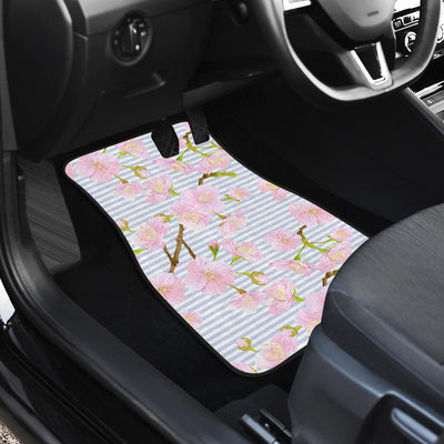 Pink Cherry Blossom Sakura Front and Back Car Floor Mats