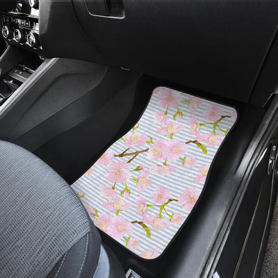 Pink Cherry Blossom Sakura Front and Back Car Floor Mats