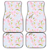 Pink Cherry Blossom Sakura Front and Back Car Floor Mats