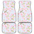 Pink Cherry Blossom Sakura Front and Back Car Floor Mats