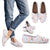 Pink Cherry Blossom Sakura Women Casual Shoes-JorJune.com