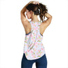 Pink Cherry Blossom Sakura Women Racerback Tank Top