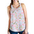 Pink Cherry Blossom Sakura Women Racerback Tank Top