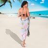 Pink Cherry Blossom Sakura Beach Sarong Pareo Wrap