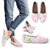 Pink Cherry Blossom Women Casual Shoes-JorJune.com