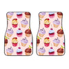 Pink Cupcake Pattern Car Floor Mats