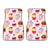 Pink Cupcake Pattern Car Floor Mats