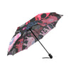 Pink Elephant Pattern Automatic Foldable Umbrella