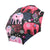 Pink Elephant Pattern Automatic Foldable Umbrella