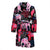 Pink Elephant Pattern Men Bath Robe